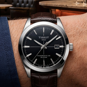 Tissot gentleman automatic black  powermatic 80 (40mm)