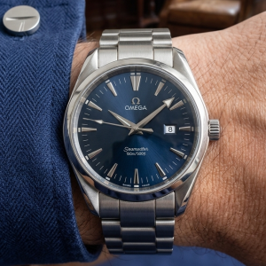 Omega Seamaster Aqua Terra Blue Dial Steel Quartz 39mm