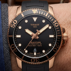 Tissot Seastar 1000 Powermatic 80 Black Dial 43mm